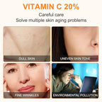 Premium 20% Vitamin C Serum For Face with Hyaluronic Acid, Retinol & Amino Acids - Boost Skin Collagen,Hydrate & Plump Skin, Anti Aging & Wrinkle Facial Serum 60ml