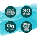 gimMe Seaweed, Sea Salt, 6 Count, Pack of 2 | Organic | Keto & Vegan | Gluten Free | Source of Iodine