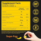 Creatine Gummies Sugar-Free with 6000 mg Creatine Monohydrate, Creatine for Women and Men Contains Vitamin B6 & Taurine, 120 Gummies