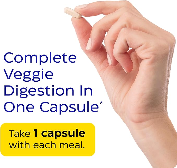 ENZYMEDICA VeggieGest Capsules, 60 Count