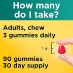 Nature Made Fiber 6 g, Dietary Supplement for Digestive Health Support, 90 Fiber Gummies, 30 Day Supply