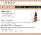 Earth N Pure Grapeseed Oil Cold Pressed, Natural and Therapeutic Grade 100 ml