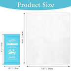 500 Pcs Ultra Thick Soft Large Body Wipes Individually Wrapped(7.87" x 9.45"),Shower Wipes for Adults Bathing No Rinse,Personal Cleansing Wipes for Travel Gym,Bulk Deodorant for Homeless(Blue)