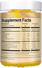 Totaria Fiber Gummies Pineapple 2 Bottles