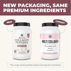 Multi Collagen Powder with Biotin, Hyaluronic Acid, Vitamin C (2lb Value Size) | Hydrolyzed Collagen Supplement (Types I, II, III, V, X). Hair, Skin, Nails for Women, Men