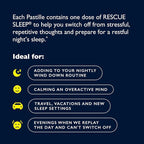 RESCUE Bach Sleep PASTILLES, Black Currant Flavor, No Melatonin Lozenges, Homeopathic, Flower Essences, 6 Pack