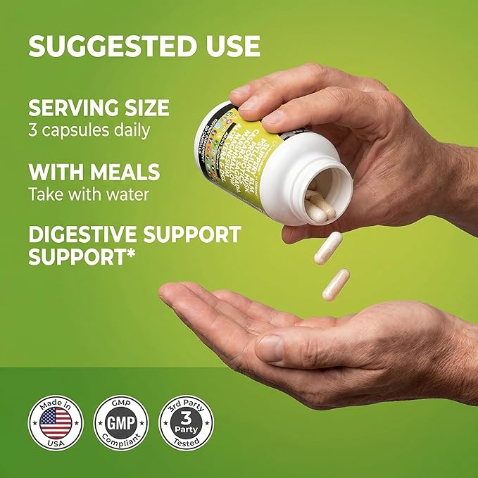 Clean Nutraceuticals Slippery Elm Psyllium Husk Pre Probiotic Digestive Gut Health Supplement with Aloe Vera Cascara Sagrada Marshmallow Root DGL Licorice Senna Extract