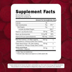 Beet Root Gummies - Super Nitric Oxide Beets Supplement - Red Beetroot Heart Chews with Grape Seed Power & B12- Pomegranate Flavor, 60 Chewables Beets