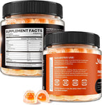 Whey Protein Gummies with BCAA 2:1:1, 10g Protein per Serving for Men & Women, Low Calorie, Sugar Free, Orange Flavor, 120 Count