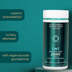 Iwi Life Joint Omega-3, 60 Softgels (30 Servings), Plant-Based Algae Omega-3 with Glucosamine, Mobility Support Dietary Supplement, Krill & Fish Oil Alternative, No Fishy Aftertaste