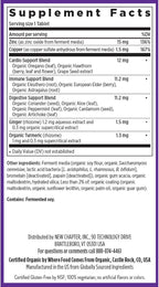 New Chapter Zinc Supplement, Fermented Zinc Complex, ONE Daily for Immune Support + Skin Health, Mineral-Balancing Formula Rich in Copper, Easy to Swallow & Digest, 60 Count (2 Month Supply)