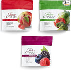 Juice Plus+ Fruit, Vegetable & Berry Blend Soft Chews (Chewables) - 30 Plant-Based Ingredients! Vegan Gummies for Kids & Adults - Gluten-Free, Non-GMO, No HFCS - Prepacked 3 Pouches (30 Chews Each)