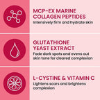 AFC Japan Collagen White Beauty with Marine Collagen Peptide, Glutathione, L-Cystine - 1.5X Better Absorption Than Other Collagen – Supports Skin Firmness & Radiance x3 Packs – 270 Days Supply