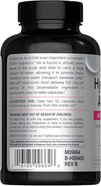 NeoCell Hyaluronic Acid Capsules | 60 Pills | 100mg | Advanced Formula Supplement | Skin Hydration & Suppleness