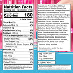 Bootylicious | 25g Protein Muffin | Birthday Cake | Low Carb, 16g Fiber, Low Glycimic Index, Low Sugar, 2.54oz Cup, 12-Pack