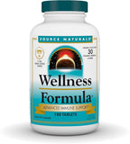 Source Naturals Wellness Formula Bio-Aligned Vitamins & Herbal Defense - Immune System Support Supplement & Immunity Booster* - 180 Tablets