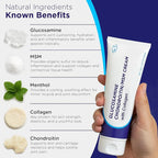 Dr. T Glucosamine Chondroitin Cream - Premium Formula with MSM and Collagen for Joint and Muscle Discomfort - Maintains Joint Strength, Flexibility & Muscle Mobility - 4.23 oz / 120g (1 Pack)