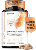 Mens Testosterone Booster & Libido Booster for Men - for Prime Strength, Energy & Vitality with Tongkat Ali, Maca, Zinc & Boron - Premium Mens Testosterone Supplement & Libido Complex - 60 Tablets