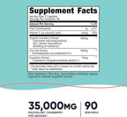 Nutricost Cranberry Extract for Women 180 Capsules for 90 Servings – with Vitamin C, Uva Ursi & Dandelion Root, Vegan, GMO-Free & Gluten-Free