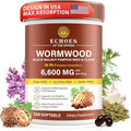Wormwood Black Walnut Clove Cleanse for Humans – 18-in-1 Herbal Gut Health & Digestive Support Formula, 6600mg per Serving, 240 Softgels 80 Day Supply, with Pumpkin Seed, Garlic & Oregano