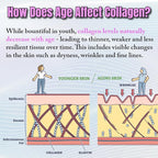 16 in 1 Collagen Supplement - Peptides Types I,II,III & V with Biotin, Keratin, Hyaluronic Acid, Saw Palmetto, Vitamins C & E, Apple Cider Vinegar & PABA - Nail Skin & Hair Health Support Capsules