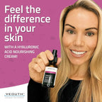 YEOUTH Hyaluronic Acid Moisturizer Face Cream with Vitamin C & E, Ferulic Acid & Tripeptide 31, Hydrating Face Moisturizer, Hyaluronic Acid Cream Suitable for Dry & Dull Skin 1oz
