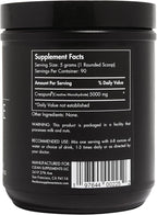 CLEAN Creatine - 100% Creapure® Creatine Monohydrate Powder for Muscle Health, Performance and Cognitive Support | 3rd Party Certified by NSF | 90 Servings | Unflavored | Vegan, Keto, and Gluten-Free