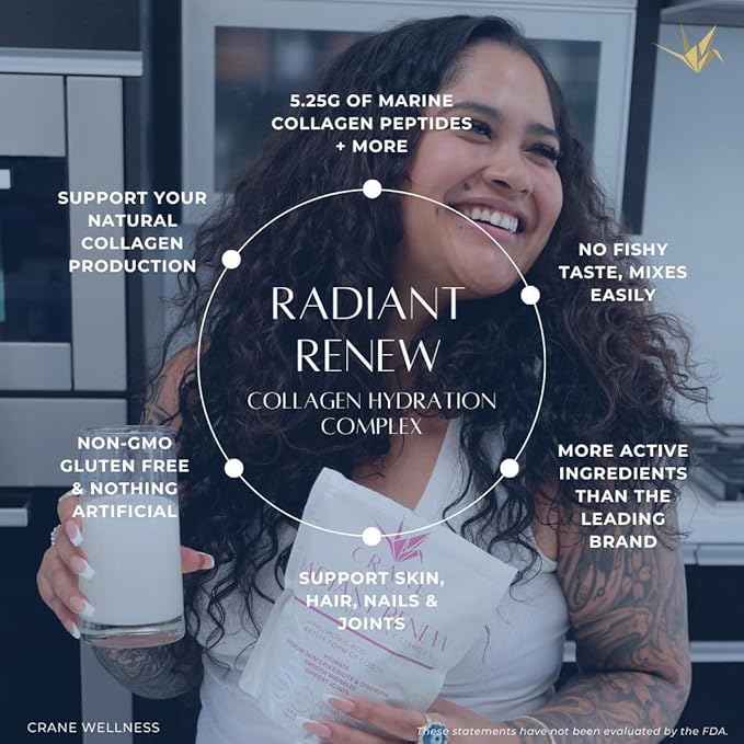 Radiant Renew - Marine Collagen Complex Powder | Non-GMO, Gluten Free, Made in Japan