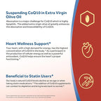 Doctor's Recipes CoQ10 200mg Per Serving, High Absorption Coenzyme Q10 Supplement with Olive Oil, Heart & Vascular Health, Energy Production & Antioxidant Support, 4 Month Supply, 240 Softgels