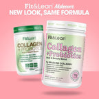 Fit & Lean Collagen + Probiotics- Grass-fed Collagen Peptide Powder, Unflavored, 12.64oz