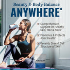 Live Conscious Beyond Collagen Peptides Powder Unflavored Packets-Hydrolyzed Collagen Powder-Hair Skin Nail & Joint Support- I II III V & X Grass-Fed Collagen Supplements for Women & Men 30 Pack (2pk)