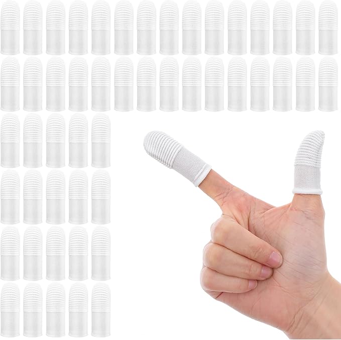YUIANLB 50 Pcs Pet Dental Care Kit Finger Toothbrush Oral Cleaning Wipes Soft Washable Fabric Freshens Breath Reduces Plaque Tartar Complete Oral Hygiene Set for Puppies Kittens at Home