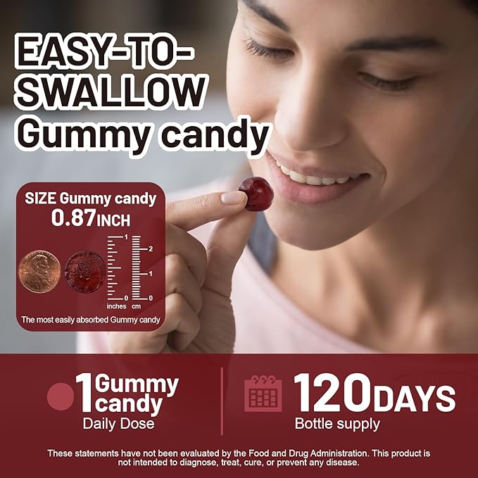 Unisex Cortisol Gummies - Contains Ashwagandha, Magnesium, L-Theanine - Unisex - Relieves Stress, Promotes Sleep, Detoxifies, Balances Hormones, 60 Count