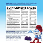 The Smurfs Immune Support Supplement Vitamins for Kids with Elderberry, Zinc, Vitamin C & D for Immune Defense Age 3+ | Made with Real Fruit in a Smurf Berry | Doctor Developed & Non-GMO | 80 Gummies