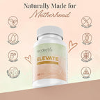 Elevate Lactation Supplement, Natural Lactation Support for Breastfeeding, Breast Milk Supply Increase, Fenugreek, Moringa, Thistle Alfalfa, Fennel, Vegan, Non-GMO, 60 Capsules