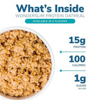 WonderSlim Instant Protein Oatmeal, Maple Brown Sugar, Gluten Free, Low Carb, Low Sugar (7ct)