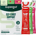 Supergut GLP1 Daily Support, Variety Pack - High Fiber GLP-1 Supplement Powder for Women & Men - Sugar-Free Drink Mix for Gut Health & Digestive Support (15 Servings)