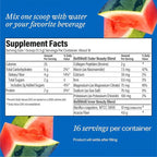 Belli Welli Fiber Supplement for Women & Men – Premium Daily Fiber Powder from Organic Acacia with Added Collagen, Electrolytes & Probiotics – No Bloat, Constipation & Gut Health Support (Watermelon)