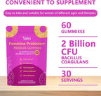 Slippery Kitty Gummies | her Juicy Feminine probiotics Gummies | Support pH Balance & Digestive Health, Slippery Elm for Women | 60 Count | Pineapple Flavor