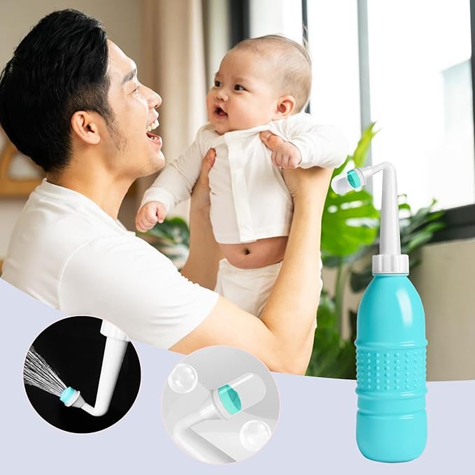 Vaginal Cleansing System – Reusable Women’s Douche Bottle, Portable Vaginal Washing Container | Handheld Female Syringe Cleaner, Vaginal Douche for Feminine Hygiene and Freshness