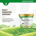 NaturVet – Digestive Enzymes for Cats Plus Probiotics – 60 Soft Chews – Helps Support Diet Change & A Healthy Digestive Tract – Aids in the Absorption of Vitamins & Minerals – 30 Day Supply
