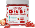 VIFSSG Creatine Monohydrate Gummies 5 g for Men & Women, 120 Sugar Free Gummies with 200 Mg Magnesium Glycinate, 200 Mg L-Threonate for Muscle Support, Energy Boost