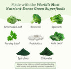 Plant People WonderGreens Veggie Gummies Super Greens with Probiotics Multivitamin Support Gummy for Wellbeing, Energy, Immune and Gut Health, Green Apple Flavor (60 Count)