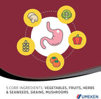 Umeken Koso Ball EX-New Fermented Fruits and Vegetables Extract Containing Enzymes. Chewable Tablets Made in Japan