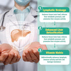 Totaria Strongest ''Lymph-Liver'' Cleanse Detox, Liposomal Organic Milk Thistle, Echinacea, Artichoke Lymphatic Drainage & Liver Repair Supplement with All Vitamins, 2 Fl.Oz