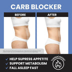 Night Time Fat Burner to Shred While You Sleep | Belly Fat Burner, Carb Blocker and Weight Loss Support Supplements | Lose Weight, Support Metabolism and Fall Asleep | 120 Nighttime Diet Pills