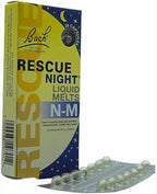 Bach RESCUE SLEEP Liquid Melts, Natural Orange Vanilla Flavor, Natural Sleep Aid, Stress Relief, Homeopathic Flower Essence, Free of Melatonin, Gluten & Sugar, Non-alcohol, Non-Narcotic, 28ct.