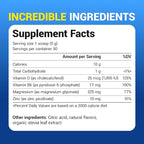 Dr. Berg Magnesium Glycinate Powder for Sleep, Relaxation, & Stress Relief - Now Includes Vitamin D3 & Zinc - Delicious Raspberry & Lemon Flavor (50 Servings) Magnesium Powder - Magnesium Drink Powder