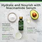 Tree of Life Beauty Niacinamide Vitamin B3 Serum, Hydrating Face Oil for Dark and Age Spots, Tightens Pores, Facial Serums for Sensitive Skin with Hyaluronic Acid and Vitamin E, 2 Fl Oz (Pack of 2)