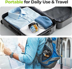 AUVON Portable Pill Dispenser to Store 7 Various Supplements, Travel Pill Organizer Bottle with Anti-Mixing Design, Arthritis-Friendly Pill Container with Wide Opening & Slider Lid, 20 Blank Stickers